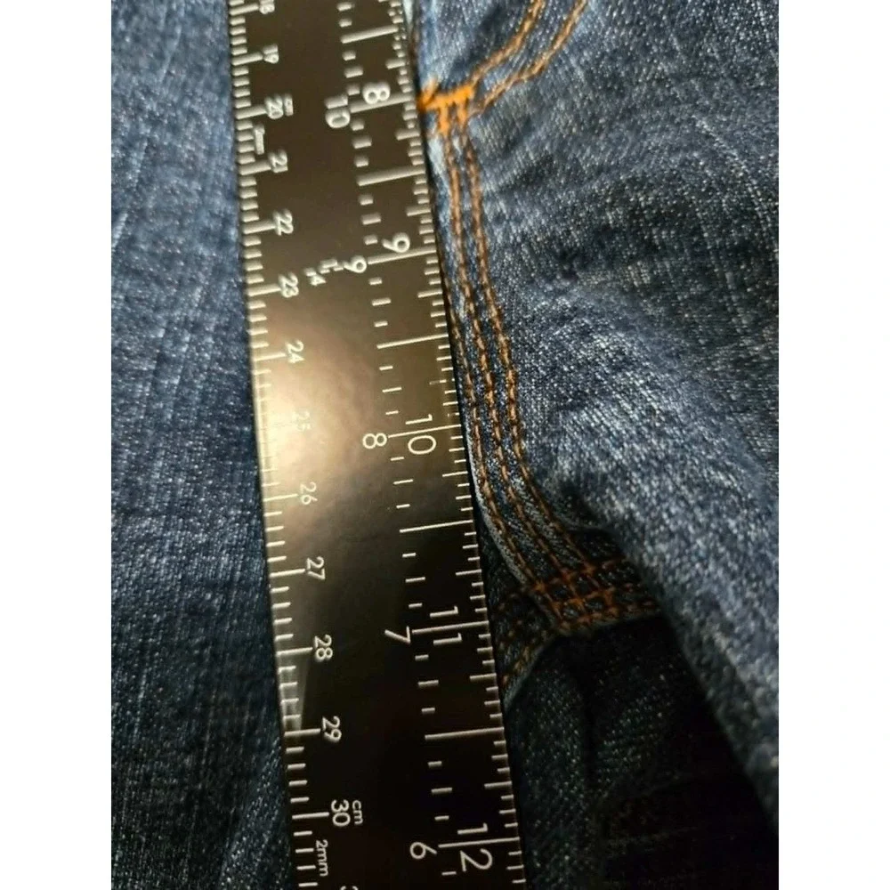 Levis 515 Bootcut Jeans Womens 12M Dark Wash Stretch Denim‎ Mid Rise 34x29